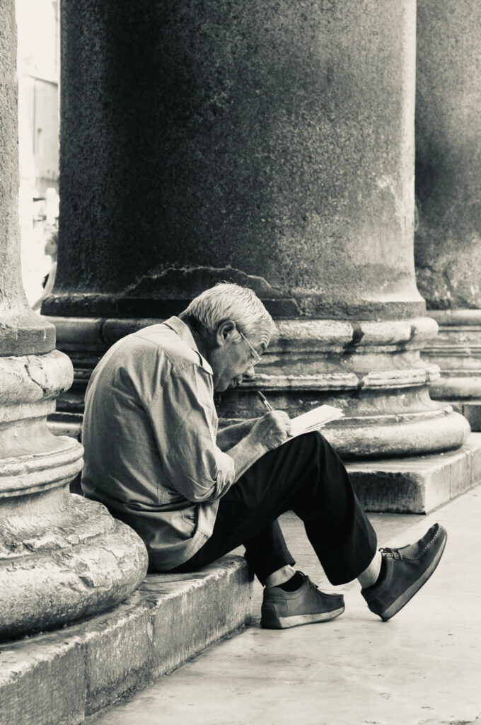 alexandra soroko italian writer street b&w photography