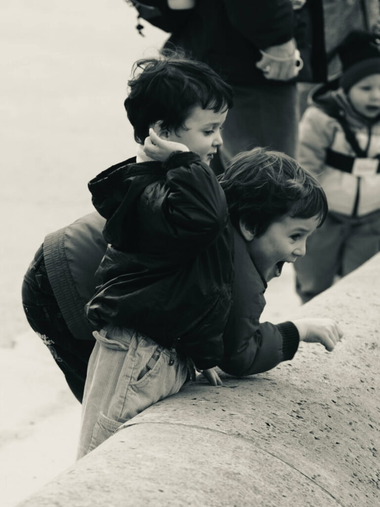 alexandra soroko joyful children street b&w photography
