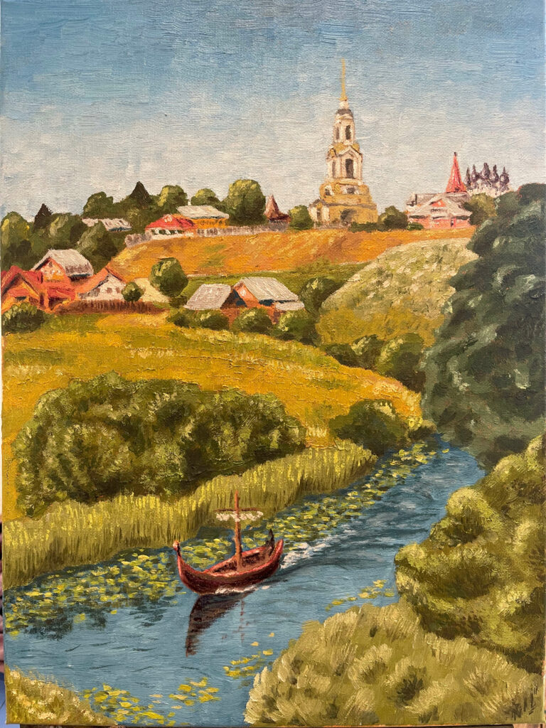 alexandra soroko suzdal oil painting